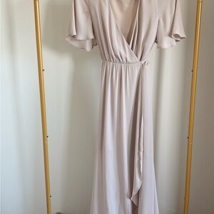 Show Me Your MuMu Soft Cream Maxi Dress